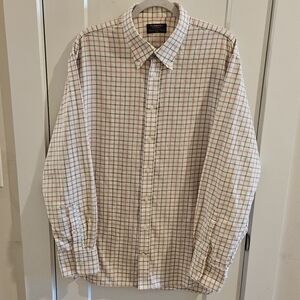 The Andover Shop Seaward & Stern Button-Down Checkered Plaid Shirt - Size XXL